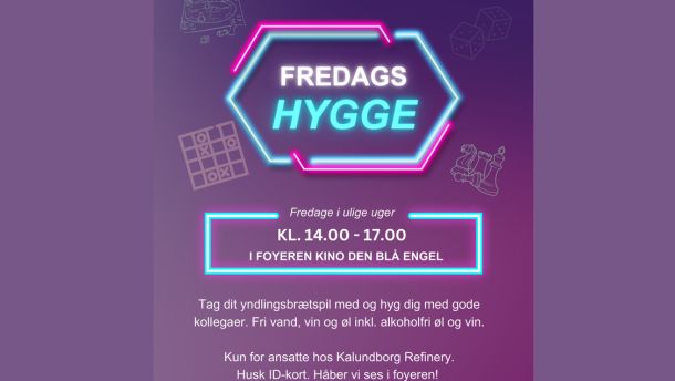 Fredags hygge Kalundborg Refinery